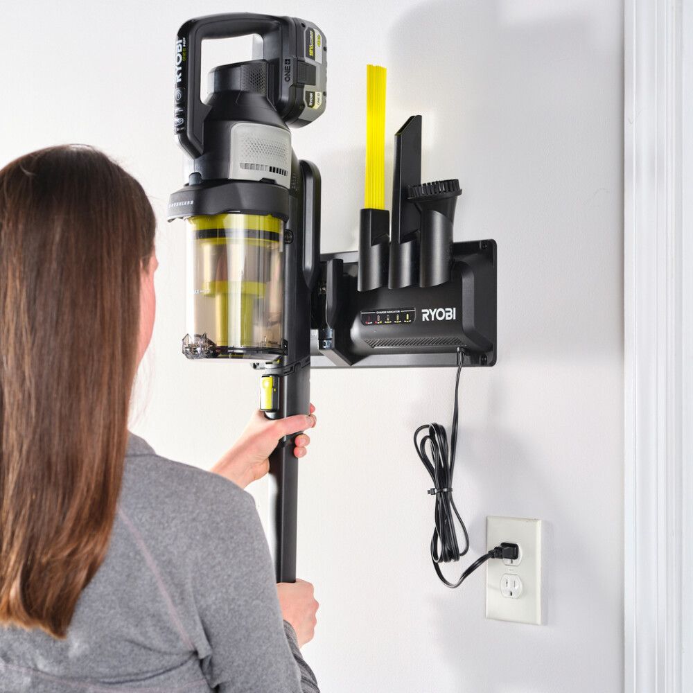 Seinälatausasema Ryobi ONE+ Advanced varsi-imurille RC18ASV