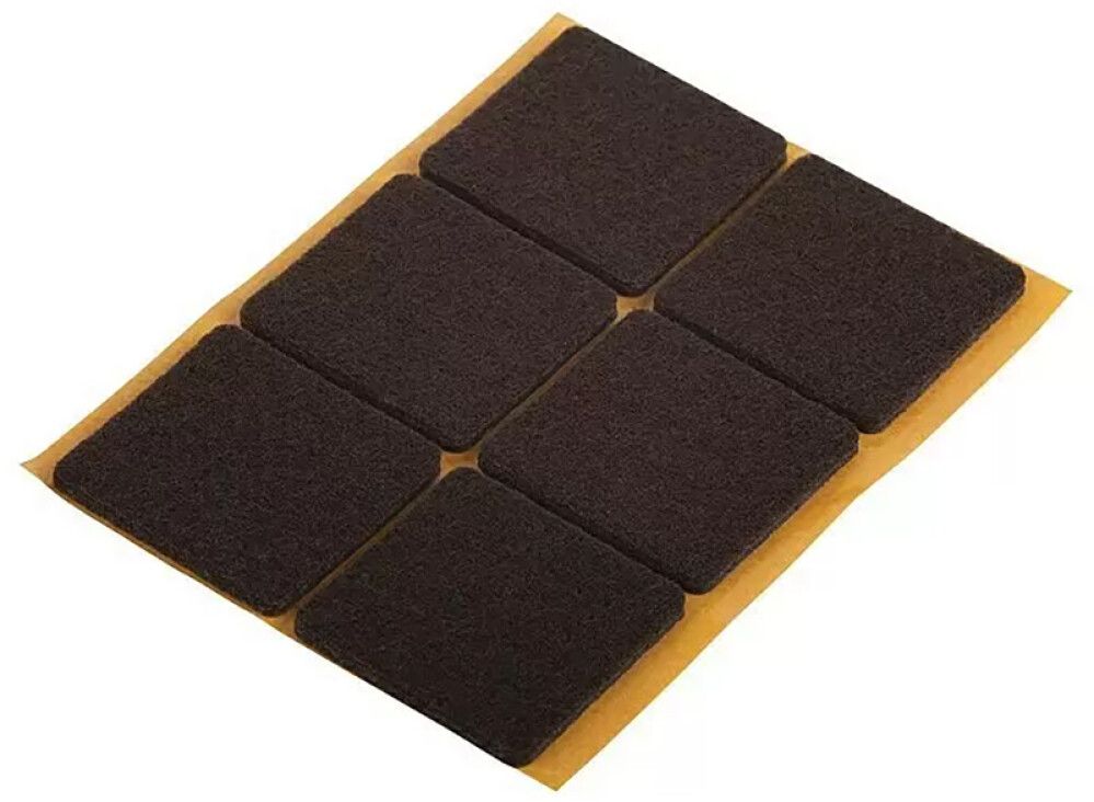 Huopatassu Fix-o-moll 32 x 32 mm ruskea 6 kpl