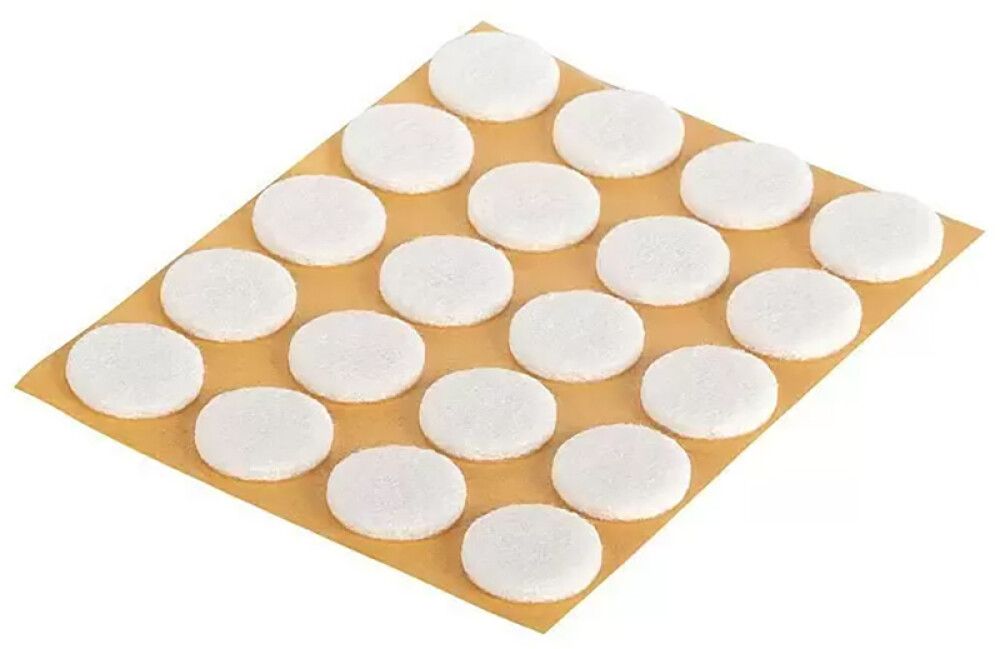 Huopatassu Fix-o-moll 17 mm valkoinen 20 kpl