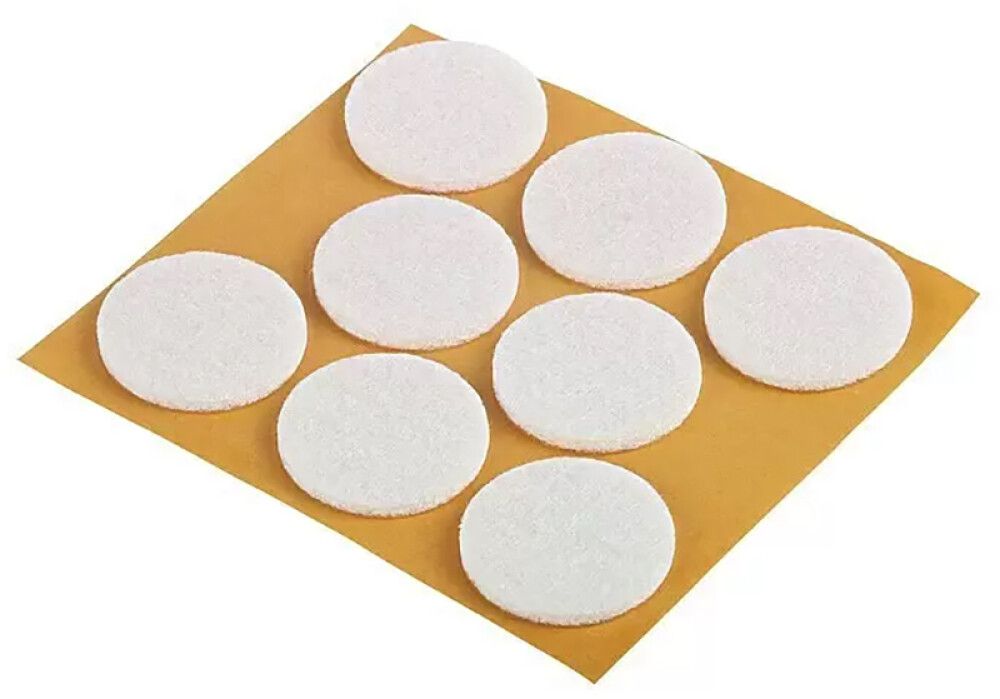 Huopatassu Fix-o-moll 28 mm valkoinen 8 kpl