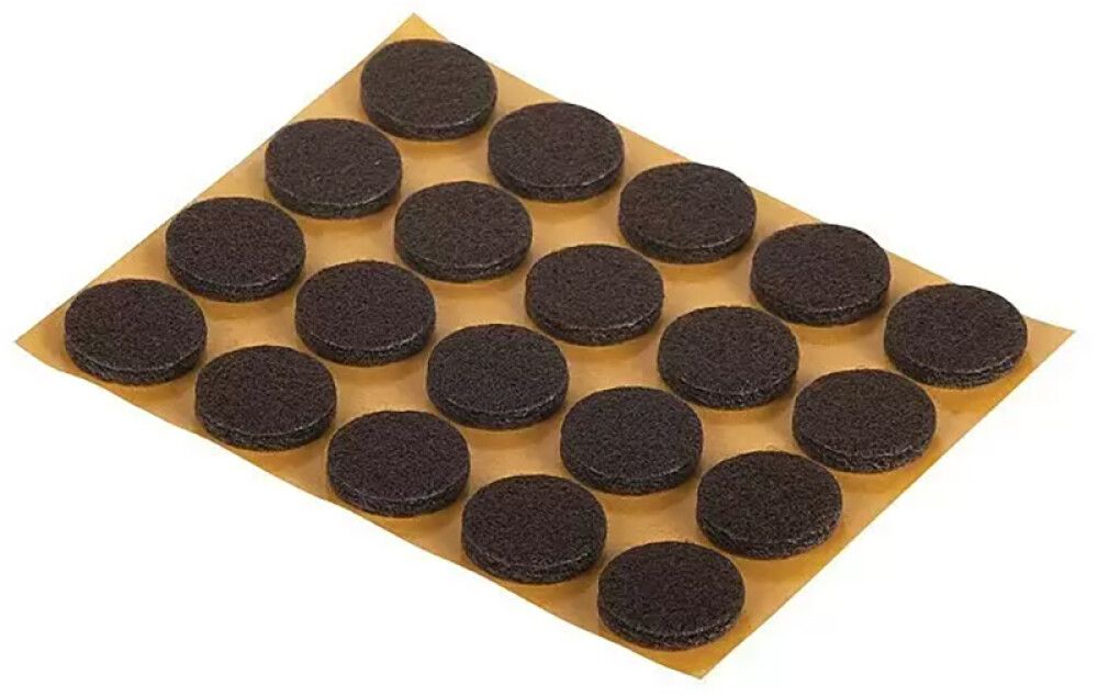 Huopatassu Fix-o-moll 17 mm ruskea 20 kpl