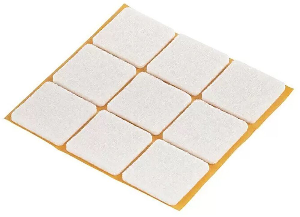 Huopatassu Fix-o-moll 25 x 25 mm valkoinen 9 kpl