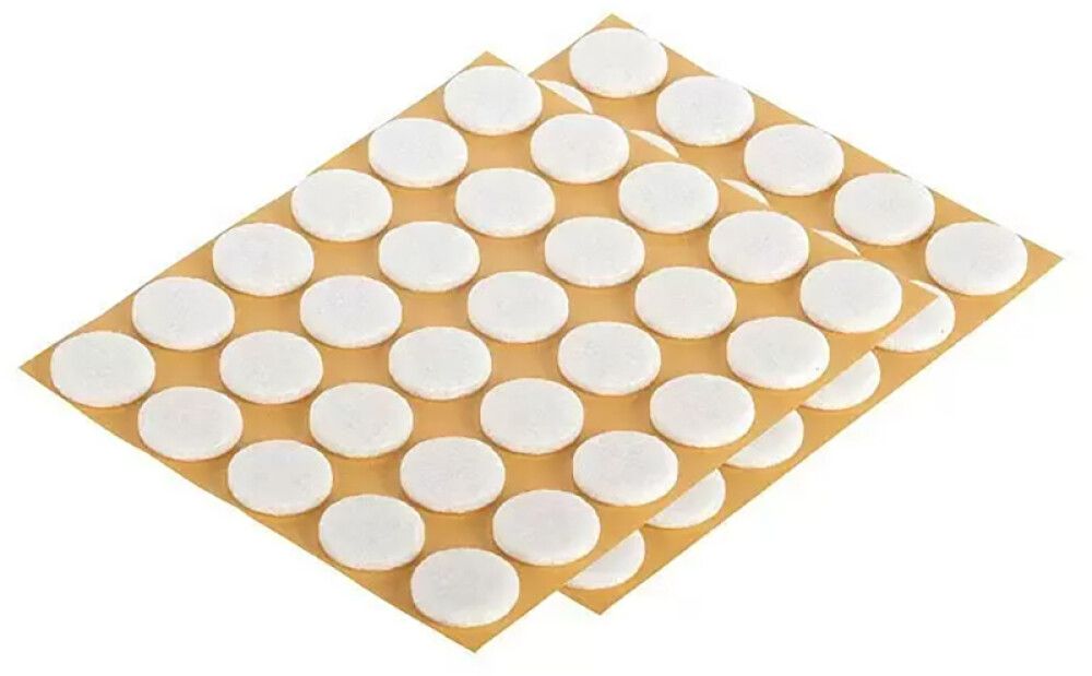 Huopatassu Fix-o-moll 17 mm valkoinen 60 kpl