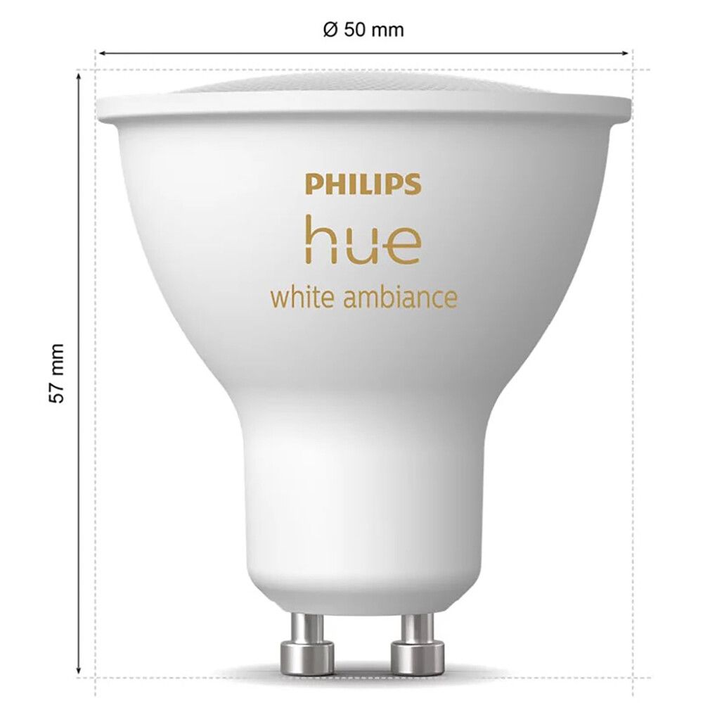 Älykäs kohdelamppu Philips Hue white ambiance GU10