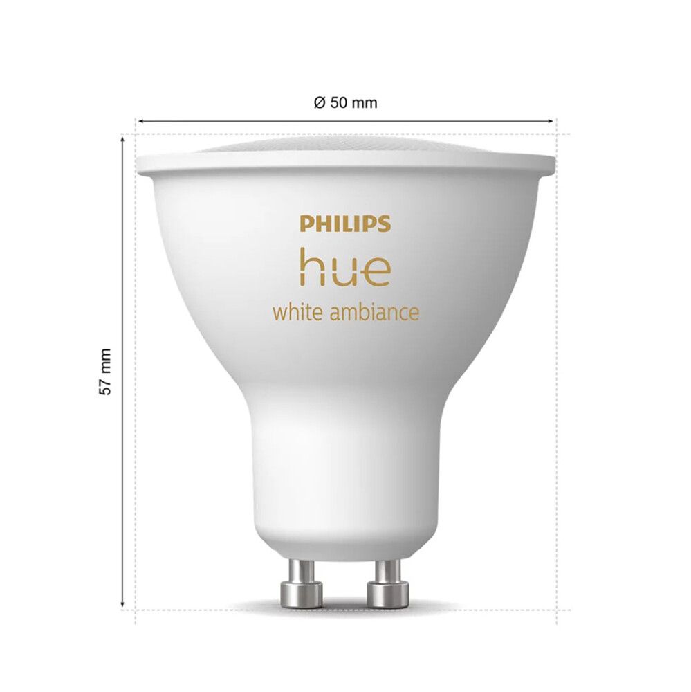 Kohdelamppu Philips Hue white ambiance GU10 2 kpl/pkt