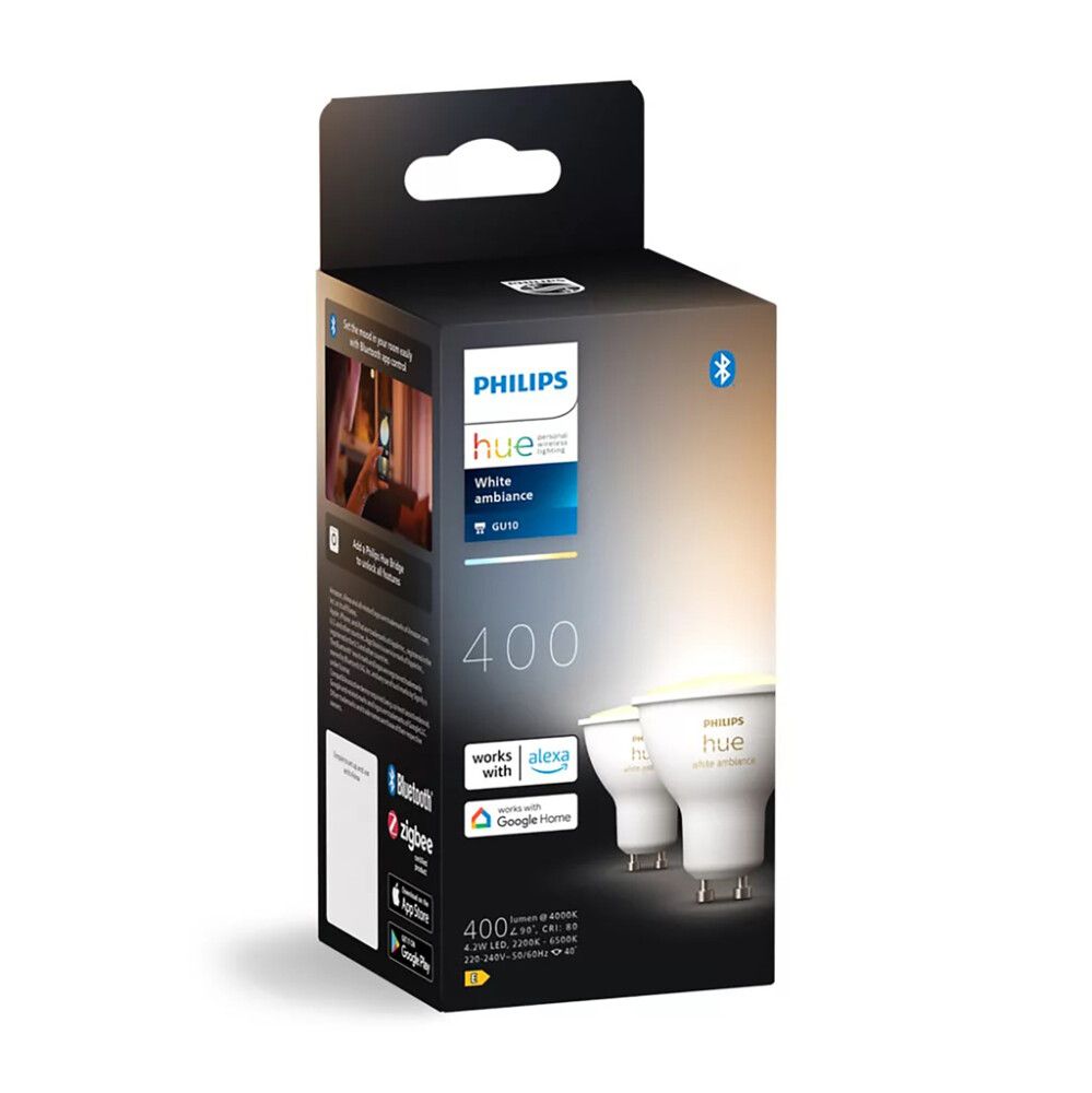 Kohdelamppu Philips Hue white ambiance GU10 2 kpl/pkt