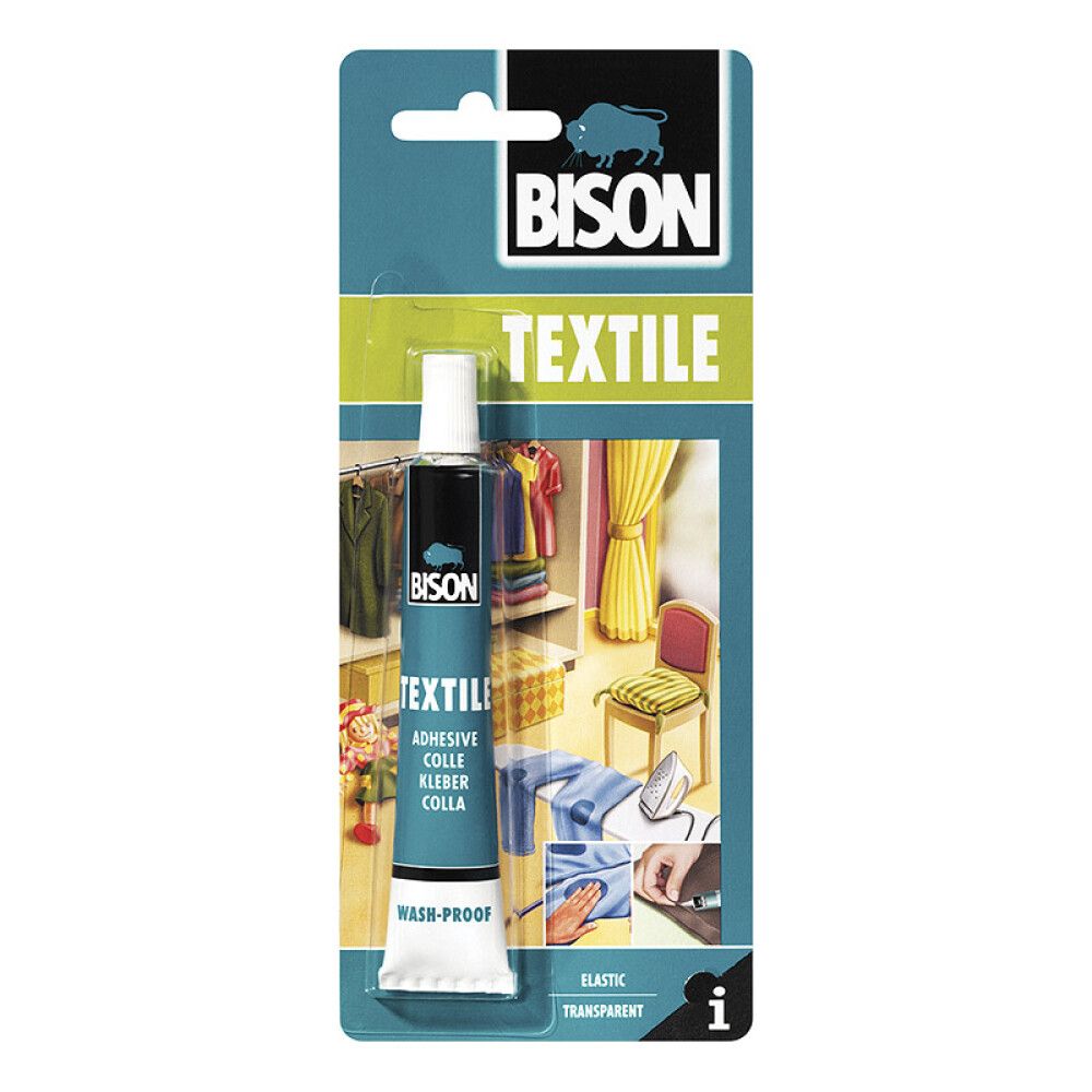 Tekstiililiima BISON Textile Kirkas 25 ml