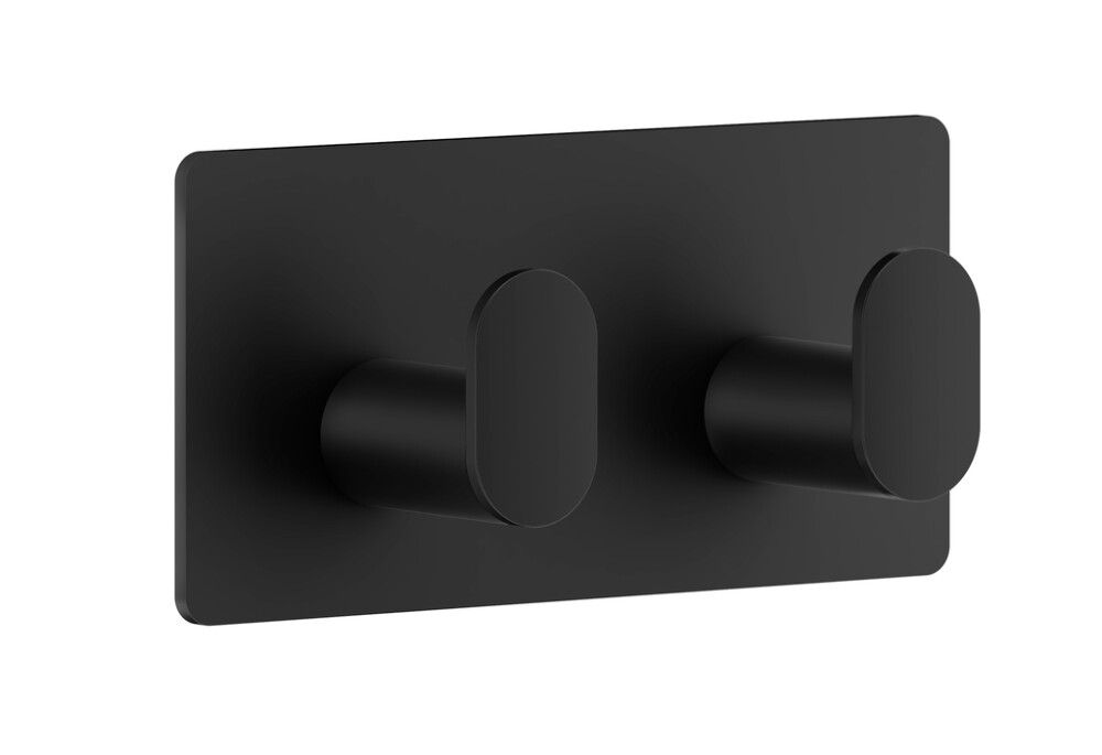 Kaksoiskoukku Beslagsboden Cube BB456 Musta