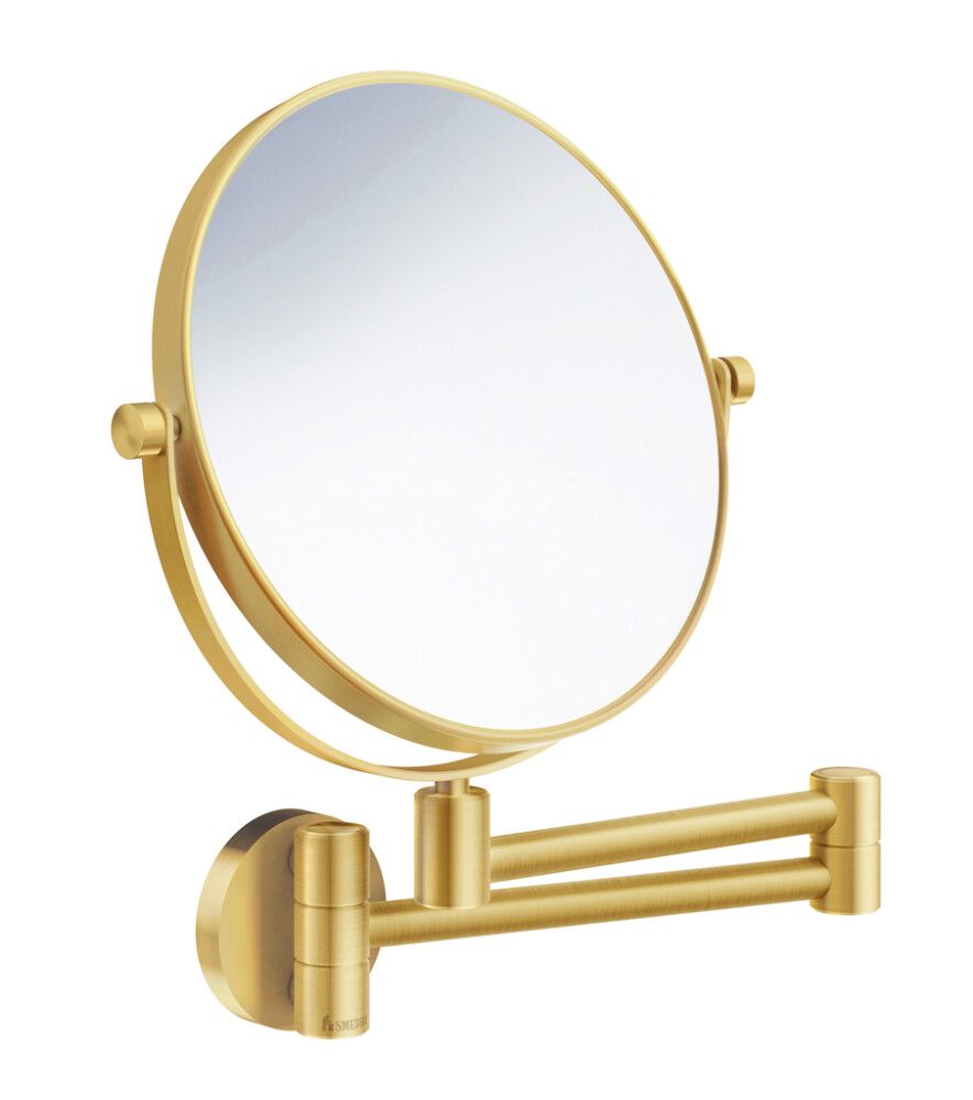 Meikkipeili Smedbo Outline FV445S harjattu messinki Ø 20 cm