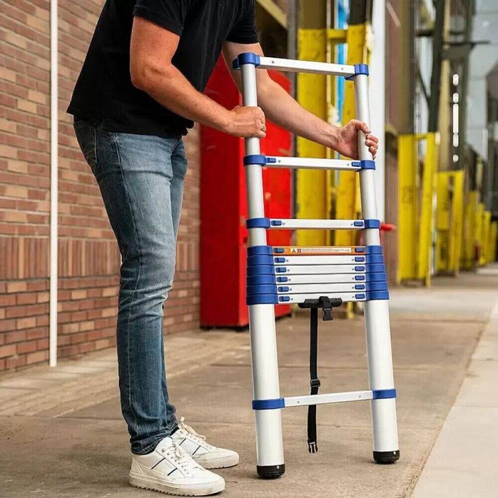 Teleskooppitikas Stabilomat 8 askelmaa 2,93 m alumiini