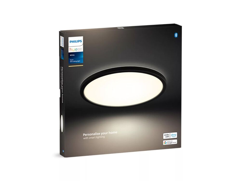 Kattovalaisin Philips Hue Tento musta Ø 30 cm