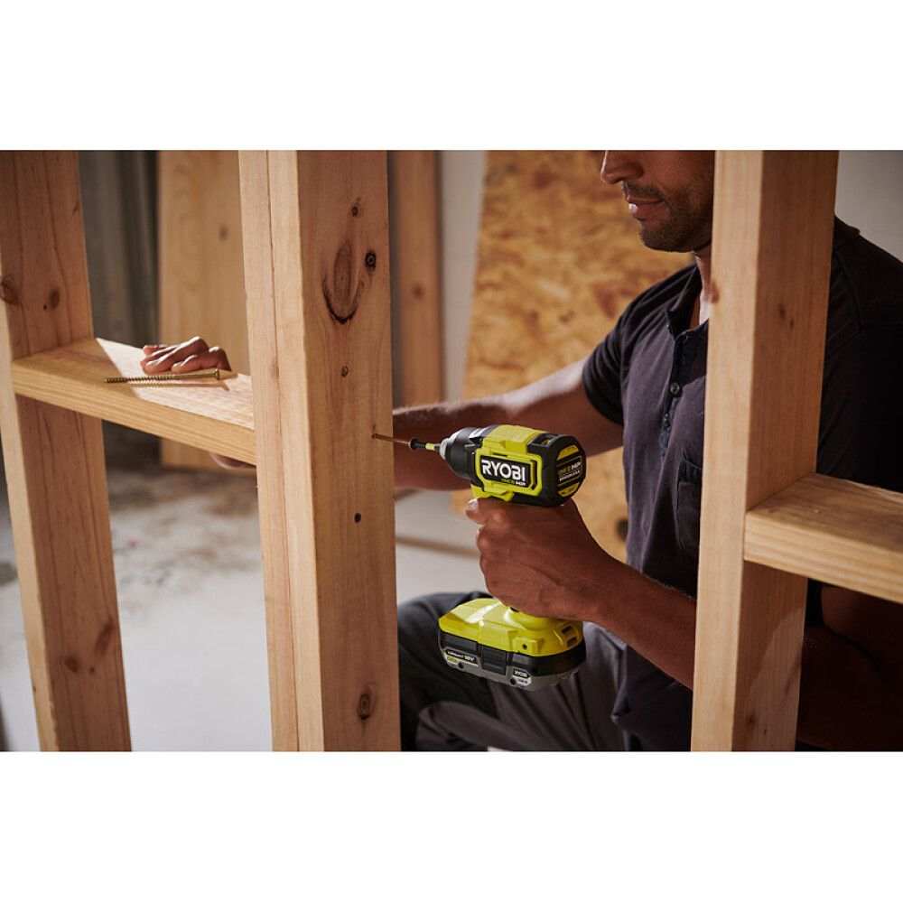 Iskevä ruuvinväännin Ryobi ONE+ HP Compact RID18C1-0