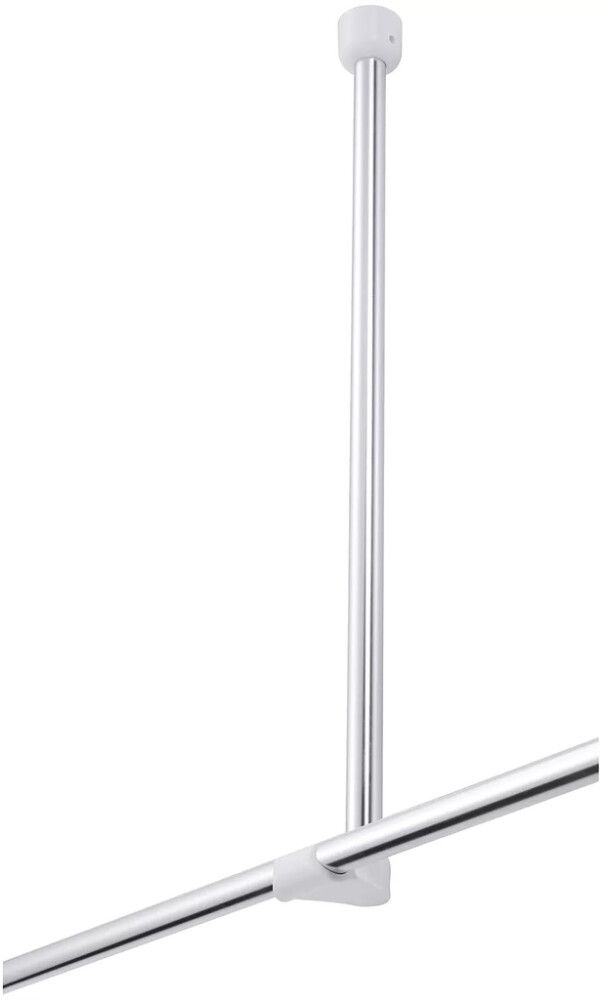 Suihkutangon kattotuki Diaqua Basic Ø 2,2 x 60 cm Kromi