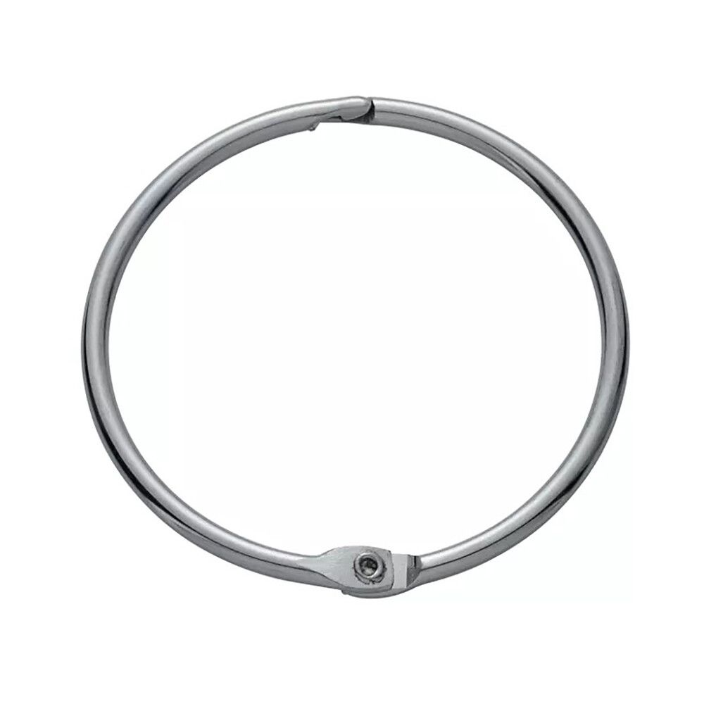 Suihkuverhorengas Diaqua Fares kromi Ø 5,5 cm 12 kpl/pkt