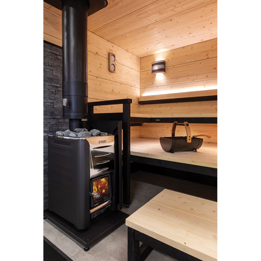 Puukiuas Harvia Pro 20 musta