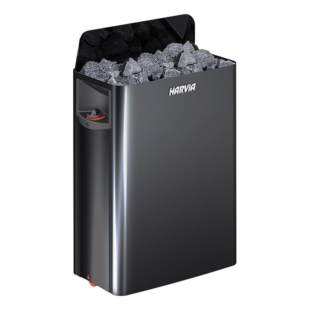 Sähkökiuas Harvia The Wall SW80 8,0 kW Black Steel
