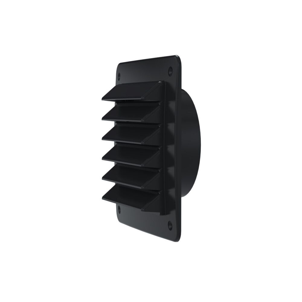 Ulkosäleikkö Fresh Yhteellä Musta 150 x 150 mm