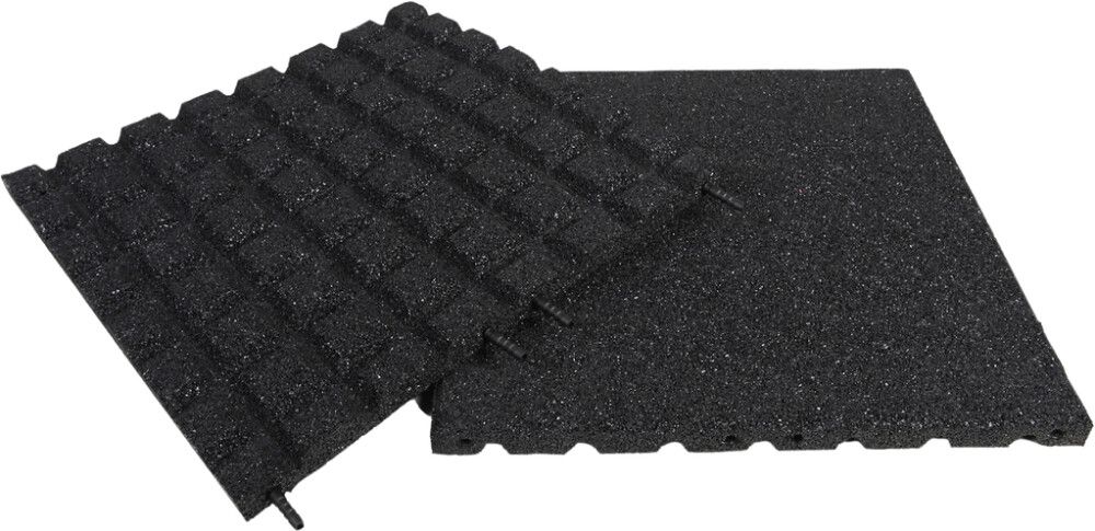 Kumilaatta Nordic Play 500 x 500 x 30 mm musta