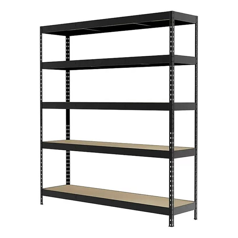 Varastohylly Regalux 5 hyllyä 180 x 160 x 40 cm Tummanharmaa