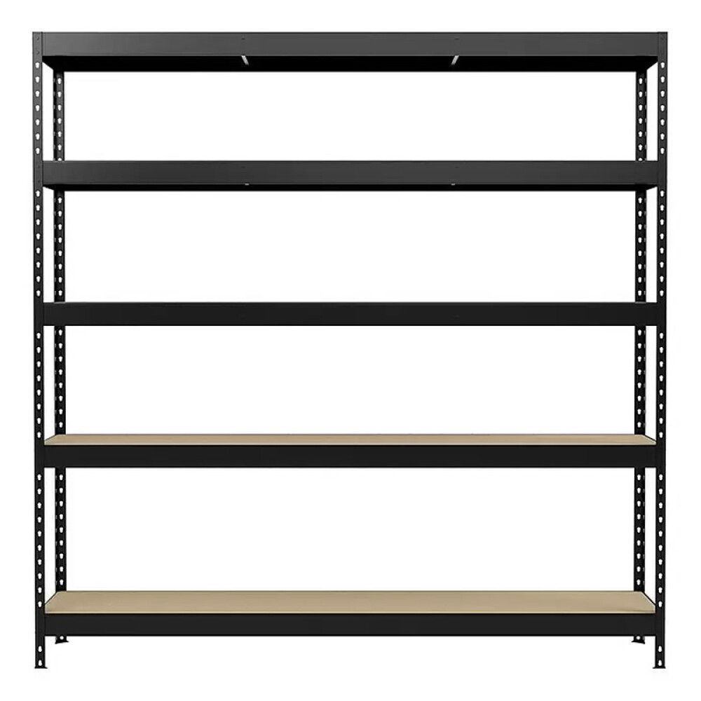 Varastohylly Regalux 5 hyllyä 180 x 180 x 40 cm Tummanharmaa