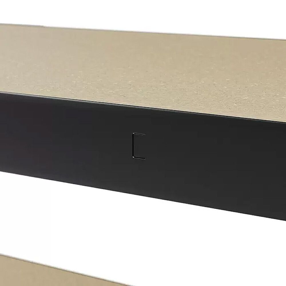 Varastohylly Regalux 5 hyllyä 180 x 180 x 40 cm Tummanharmaa