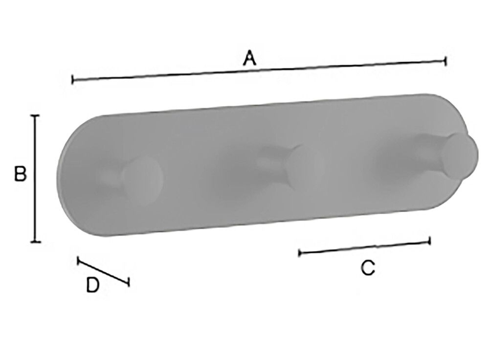 Kolmoiskoukku Smedbo DOT Mattamusta