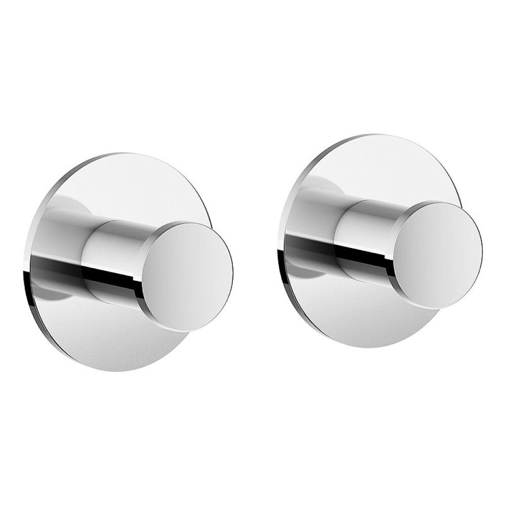 Nuppikoukkupari Smedbo DOT Kiiltävä kromi