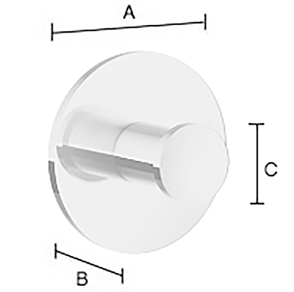 Pyyhekoukku Smedbo DOT Kiiltävä kromi
