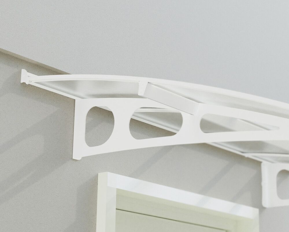 Ovikatos Canopia Bordeaux Twinwall valkoinen 1,4 x 8,9 m