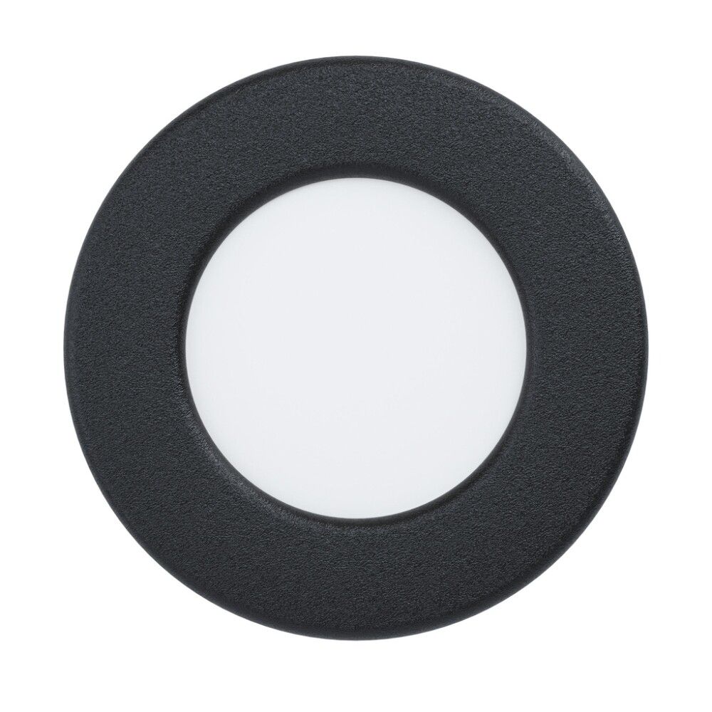 LED-uppospotti Eglo Fueva 6-Z 3-os musta Ø 8,8 cm