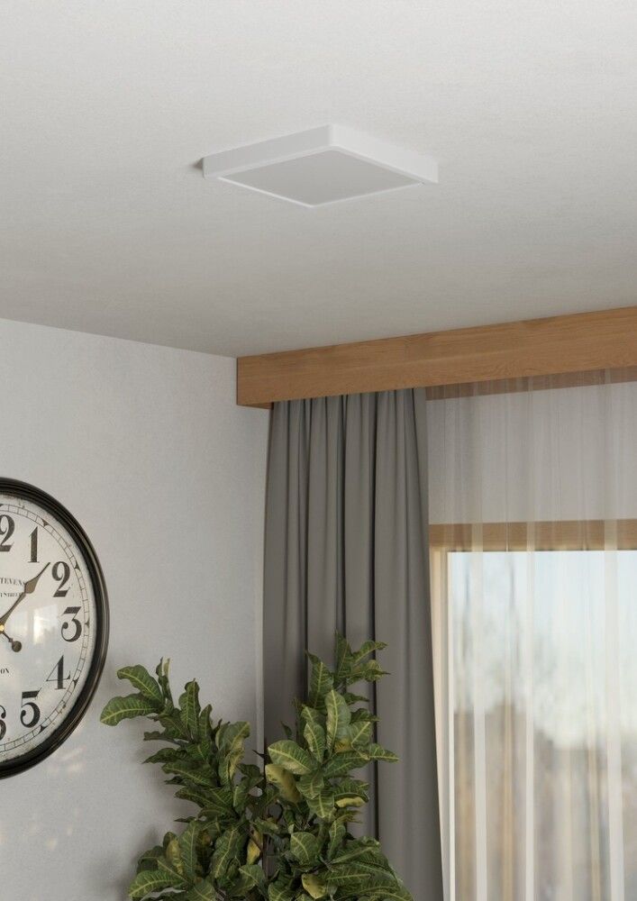 LED-kattovalaisin Eglo Fueva 6-Z valkoinen 22 x 22 cm