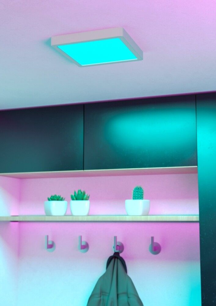 LED-kattovalaisin Eglo Fueva 6-Z valkoinen 22 x 22 cm