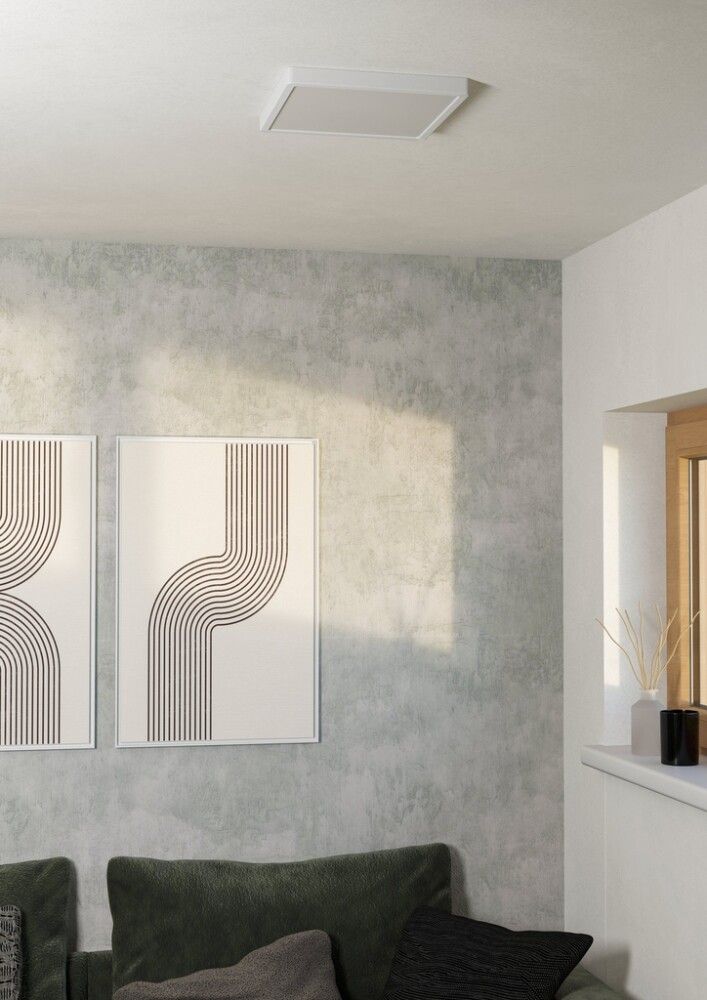 LED-kattovalaisin Eglo Fueva 6-Z valkoinen 29,5 x 29,5 cm