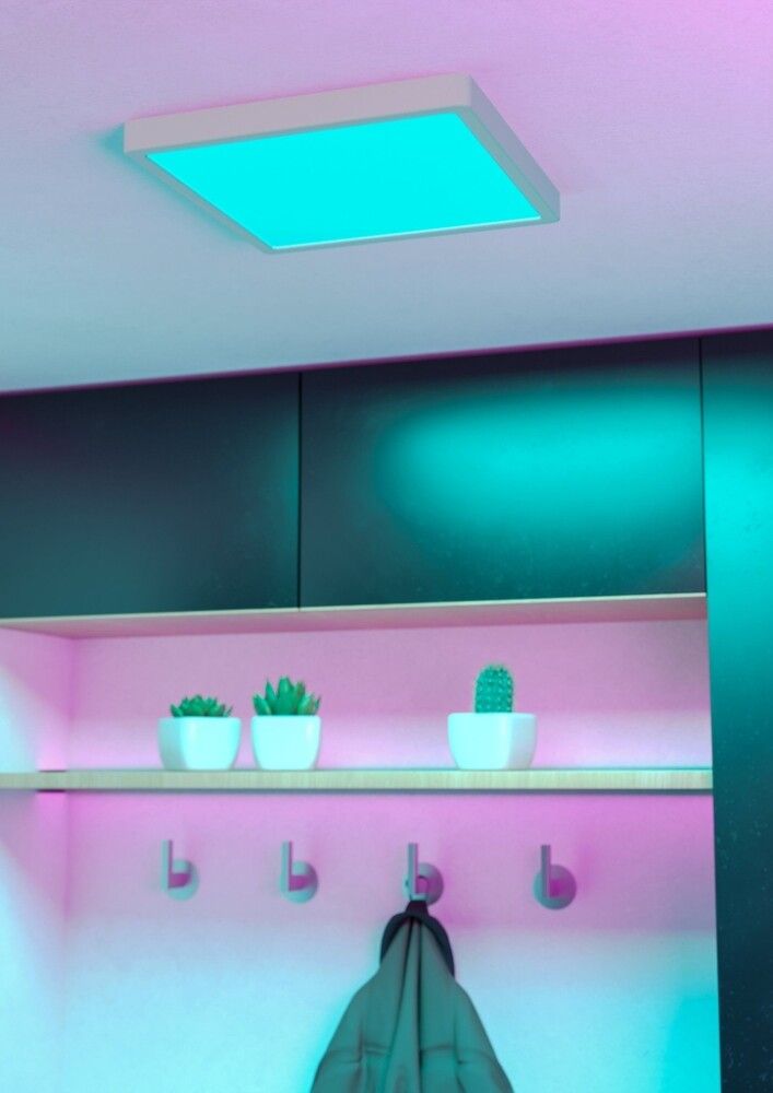 LED-kattovalaisin Eglo Fueva 6-Z valkoinen 29,5 x 29,5 cm