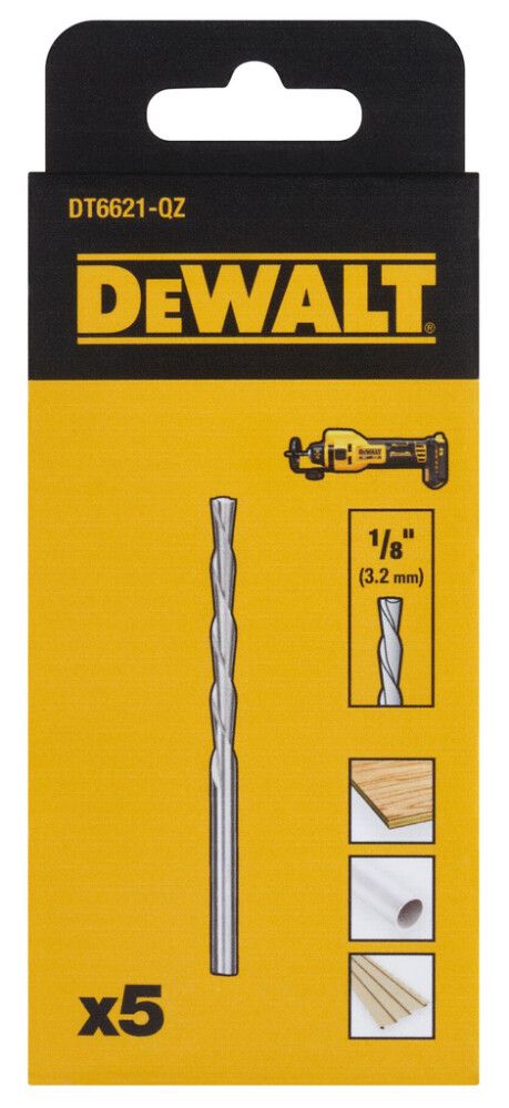 Jyrsimen leikkuuterä DeWalt DT6621-QZ 5 kpl