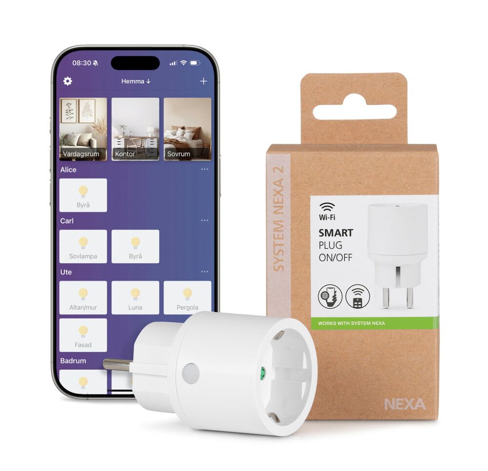 Älypistorasia Nexa 2 WPR-01 Wi-Fi IP20