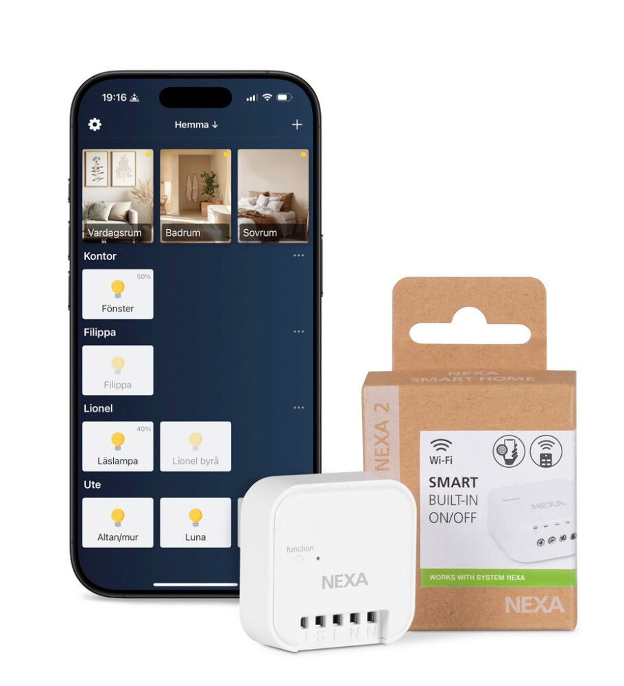 Vastaanotin Nexa 2 WBR-01 Wi-Fi IP20