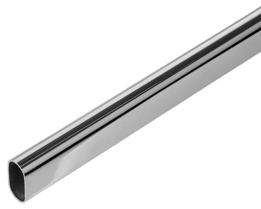 Vaatetanko Suki ovaali kromi 30 x 1200 mm