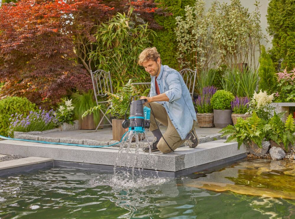 Uppopumppu Gardena Basic 20000 2in1