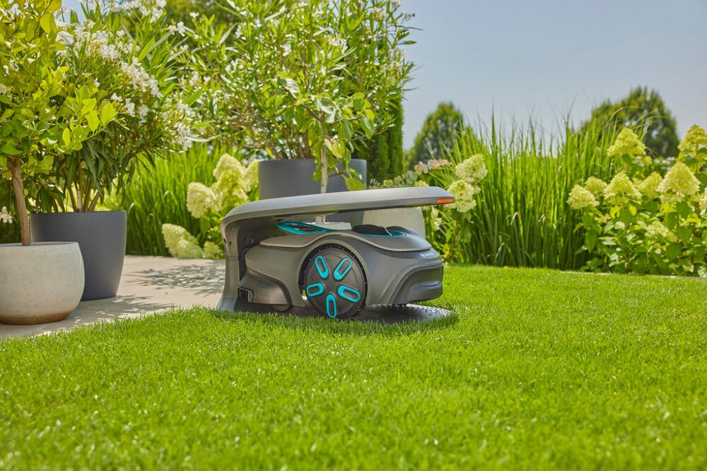 Suojakatos Gardena Sileno MaxFree robottiruohonleikkurit