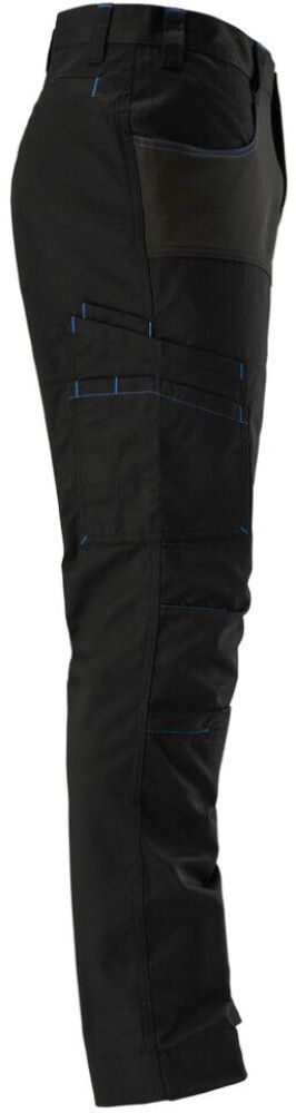 Työhousut L.Brador 1091B musta/sininen 46