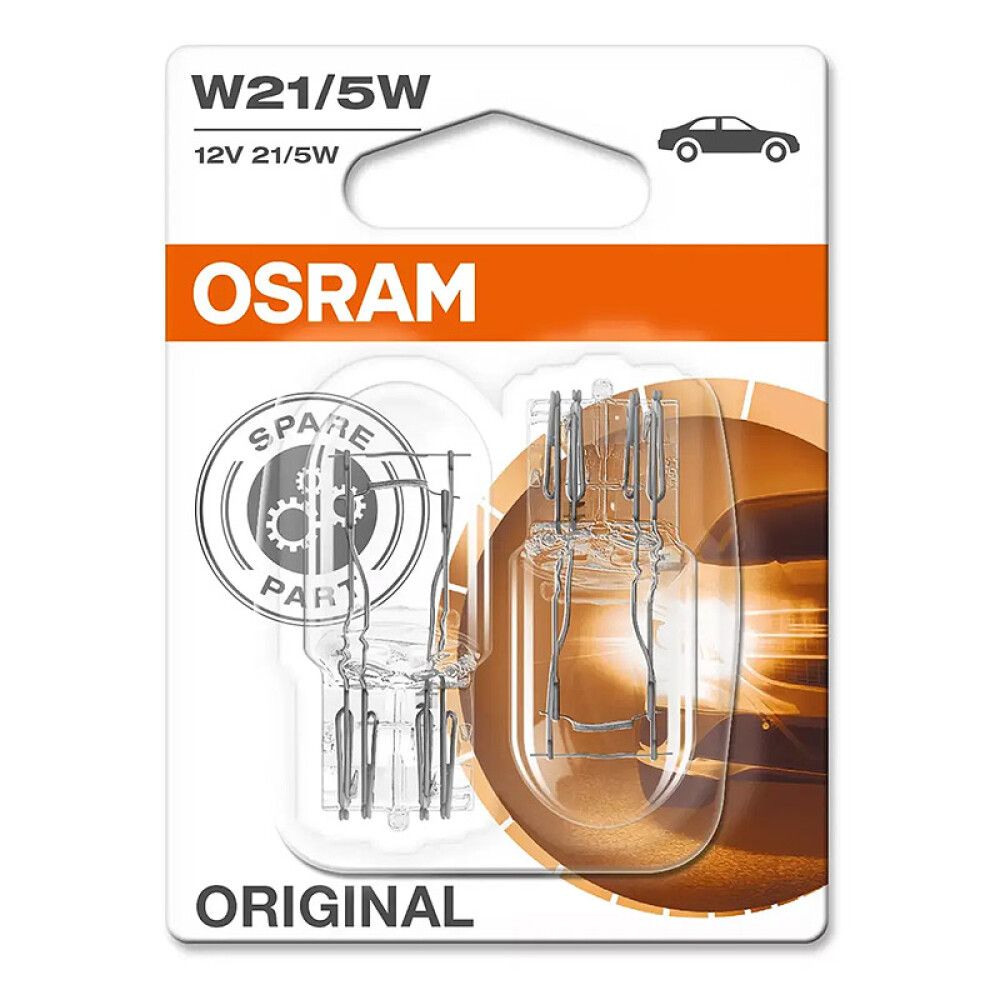 Pienoispolttimo Osram Original 12V W21/5W 2 kpl