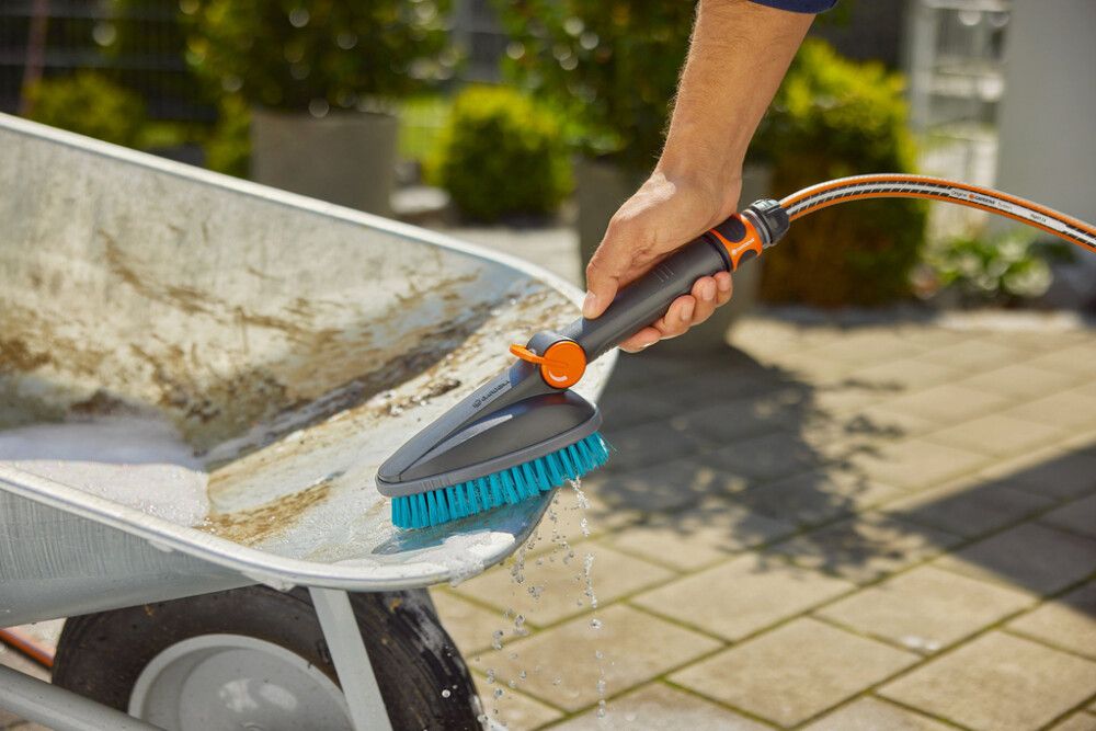 Käsiharja Gardena Cleansystem karkea M