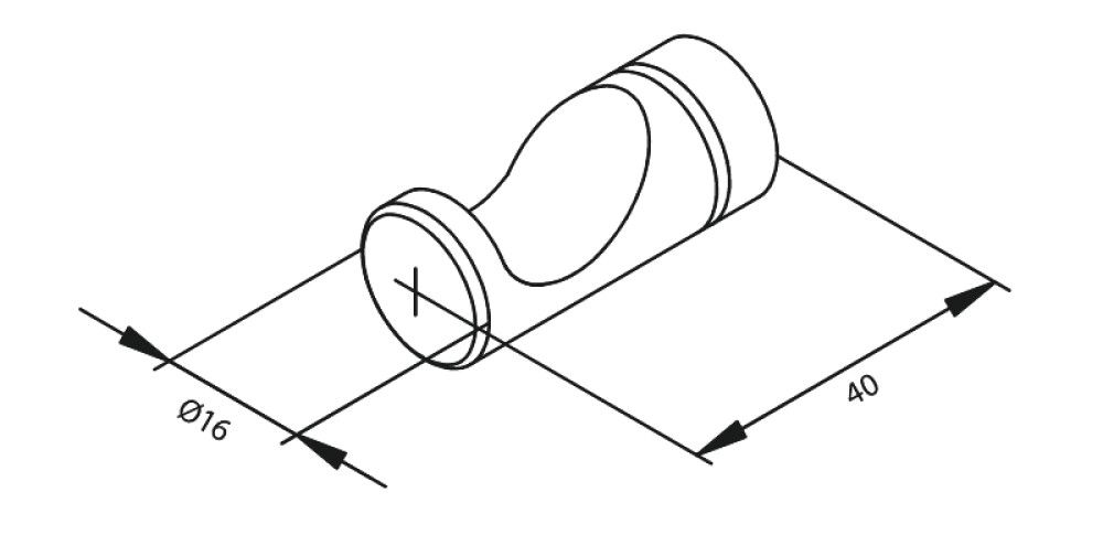 Seinäkoukut Damixa Silhouet Harjattu messinki 2 kpl / pkt