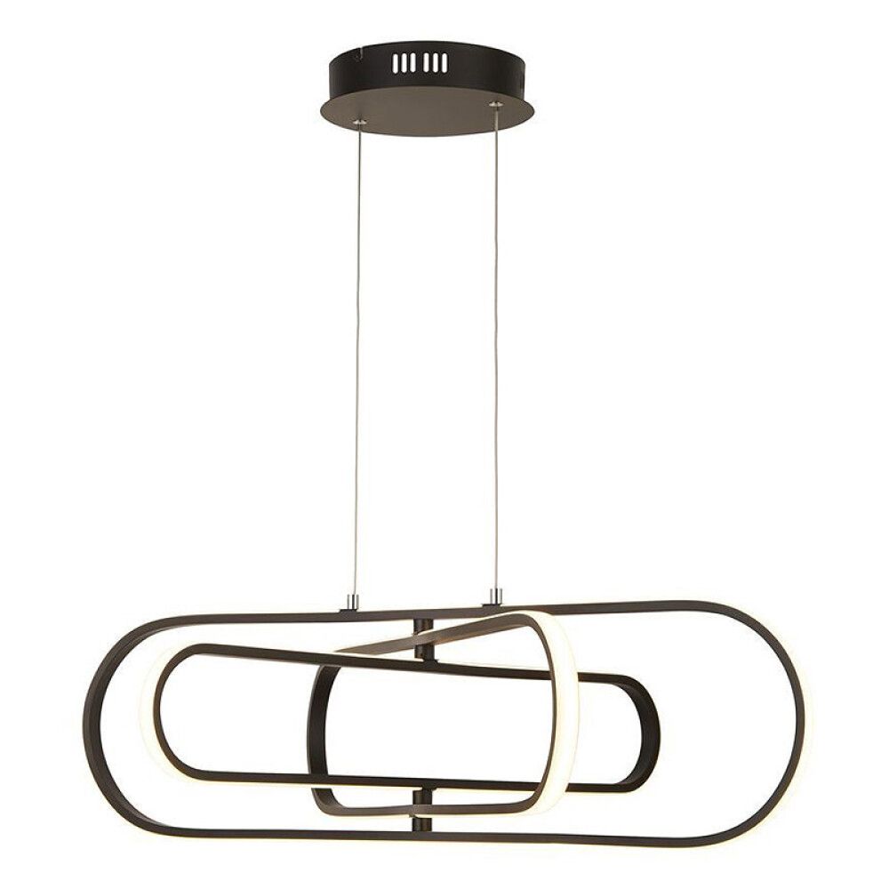 LED-riippuvalaisin Searchlight Clip musta 80 x 74,5 x 120 cm