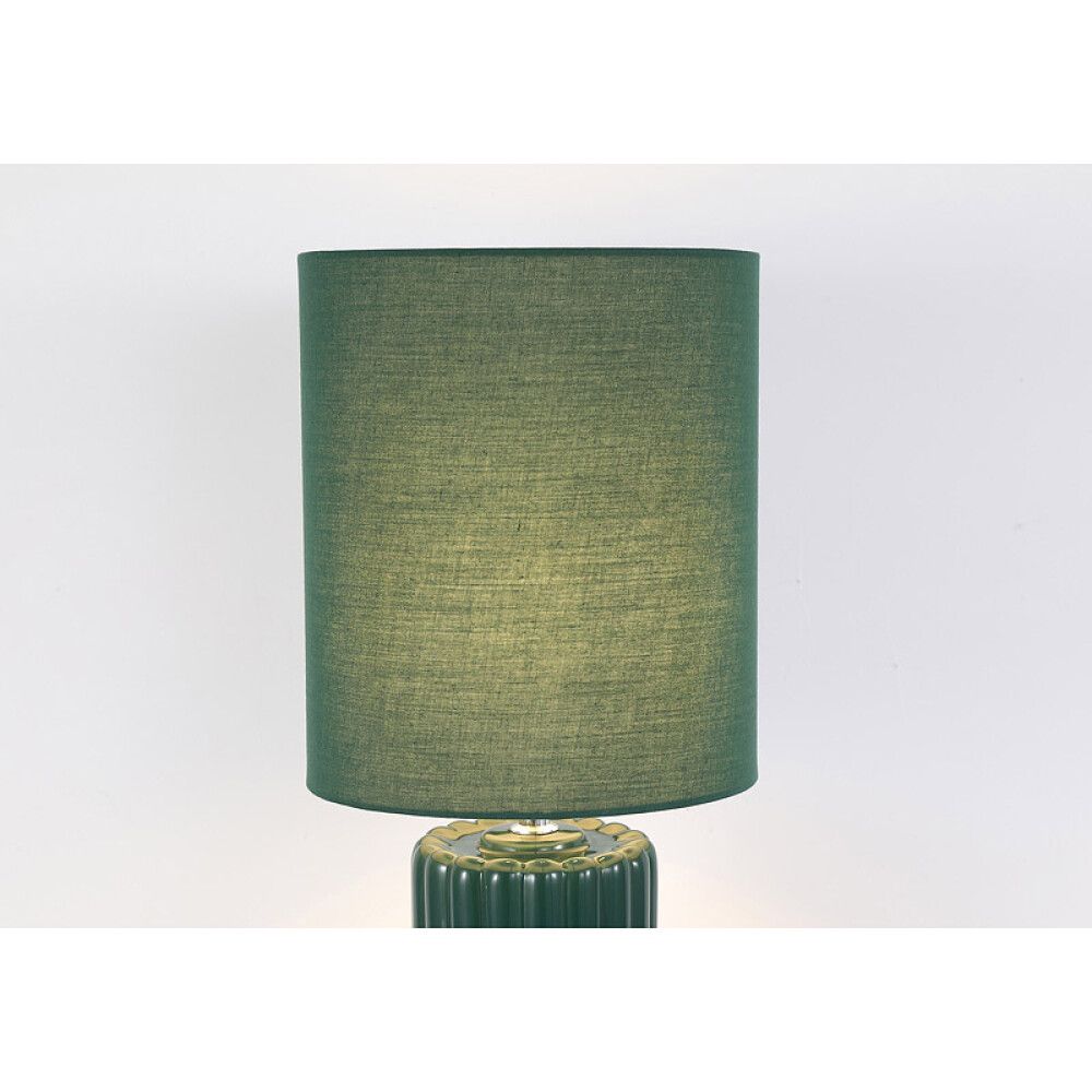 Pöytävalaisin Searchlight Groove vihreä Ø 22 cm