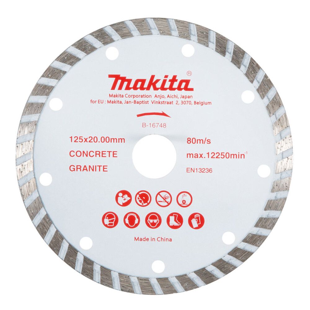 Timanttikatkaisulaikka laatalle Makita B-16748 125 x 20 mm