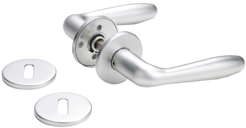 Väliovenpainike Habo London Harjattu teräs