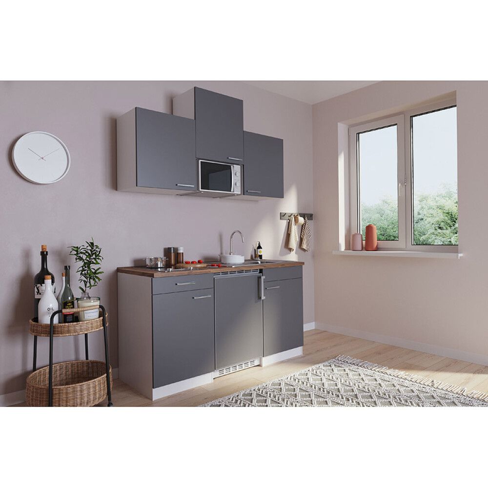 Minikeittiö Respekta harmaa