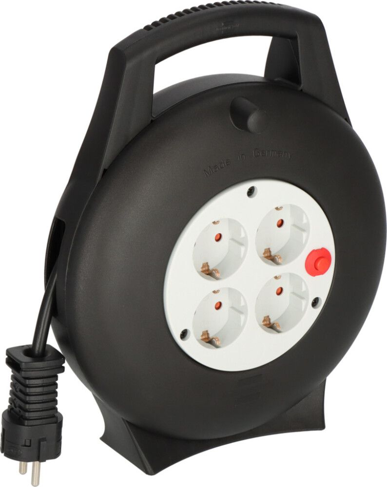 Kaapelikela sisäkäyttöön Brennenstuhl Vario Line musta 10 m IP20